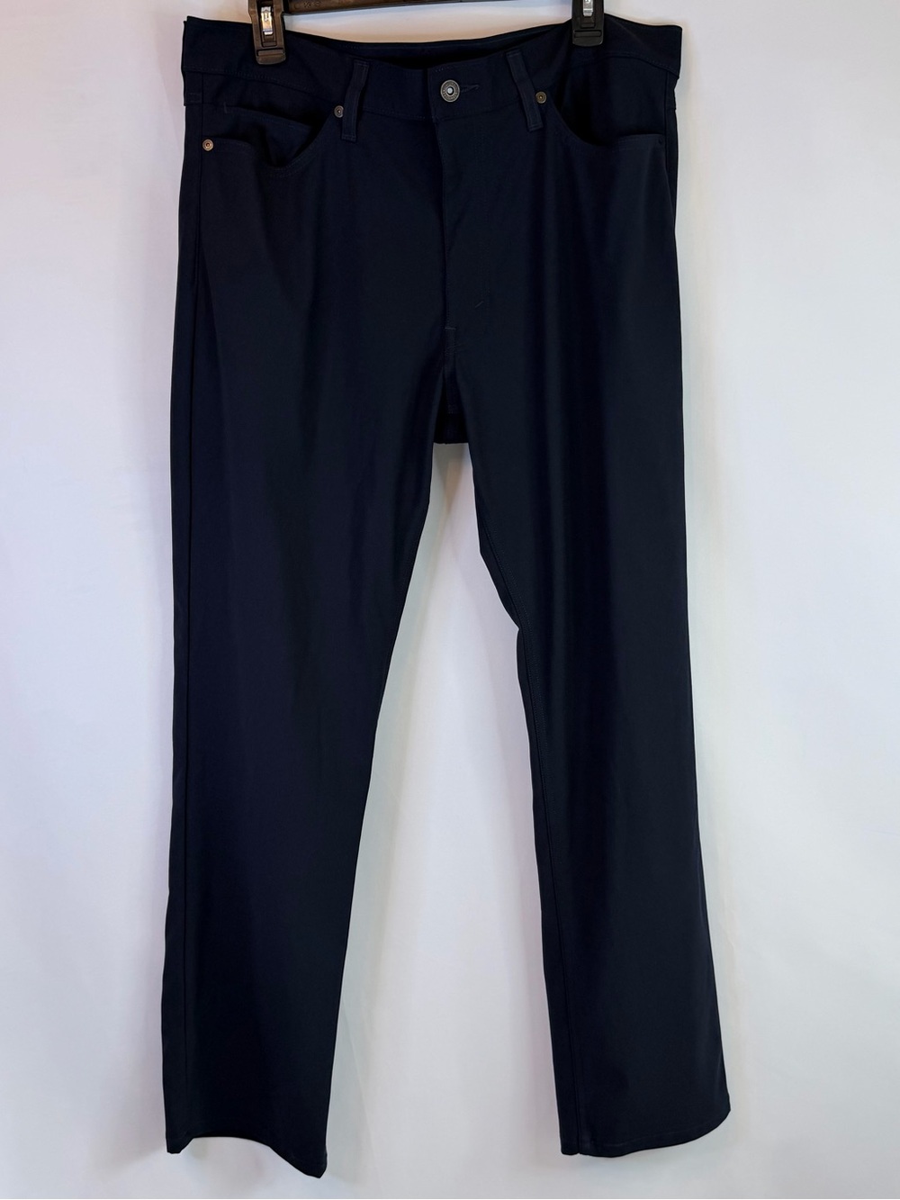 Levi's Navy Trouser 36 x 30 Engineered for Movement 511 Missing 1 Rivet Ltwt